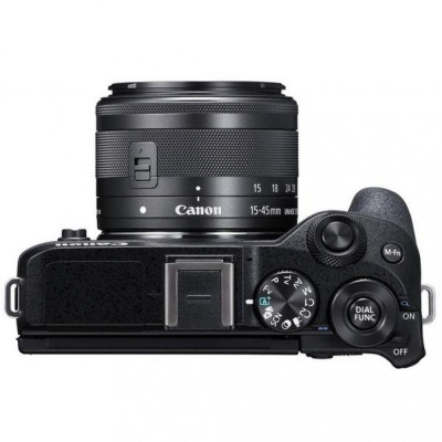 Фотоапарат Canon EOS M6 MARK II KIT (15-45MM) + EVF-DC2 BLACK