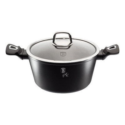 Каструля з кришкою Berlinger Haus Black Silver Line Collection (BH-1851)