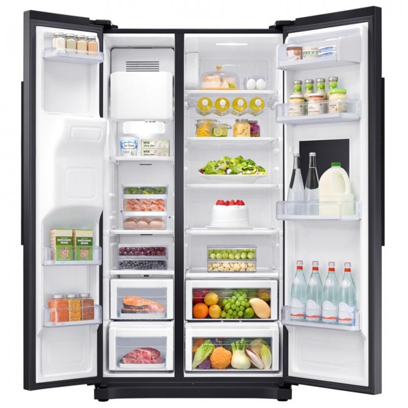Холодильник з морозильною камерою Samsung RS50N3913BC