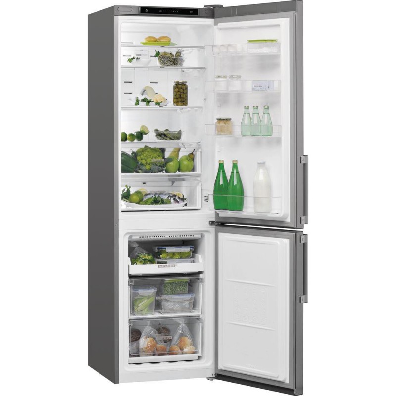Холодильник з морозильною камерою Whirlpool W7 912I OX H