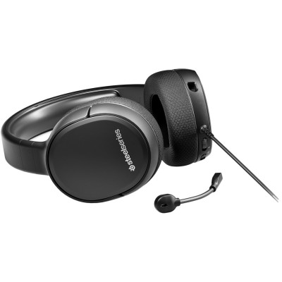 Комп'ютерна гарнітура SteelSeries Arctis 1 Black (61427)