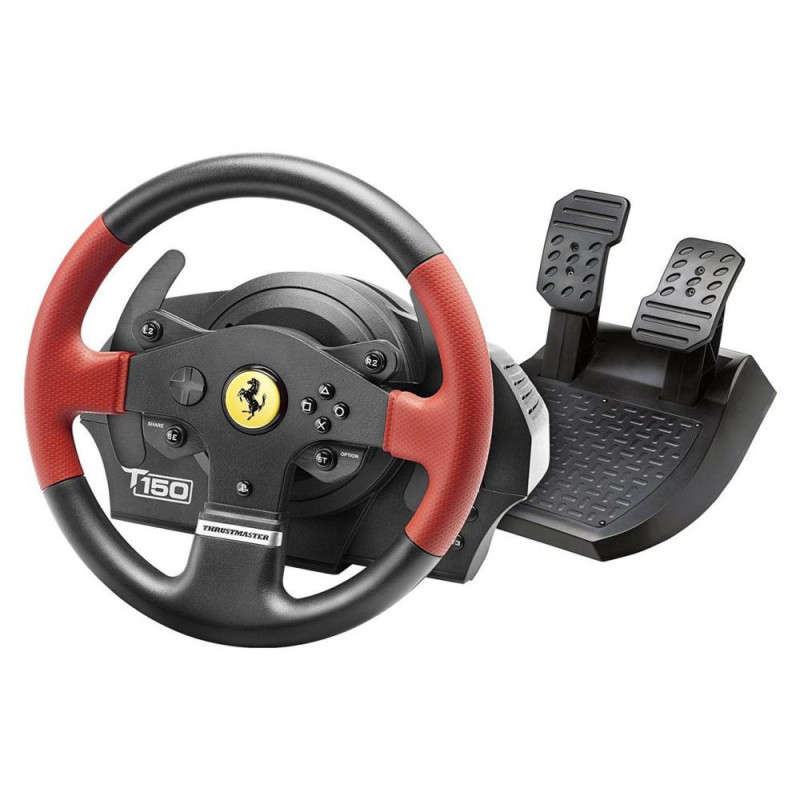 Комплект (кермо, педалі) Thrustmaster PC/PS3/PS4 T150 Ferrari Wheel with Pedals (4160630)