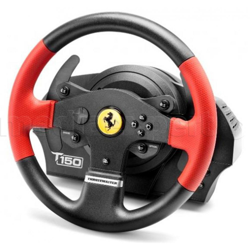 Комплект (кермо, педалі) Thrustmaster PC/PS3/PS4 T150 Ferrari Wheel with Pedals (4160630)