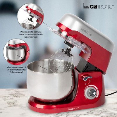 Кухонная машина Clatronic KM 3709 Red