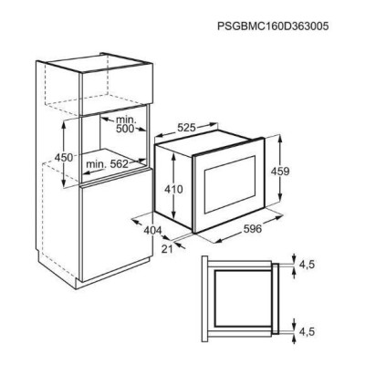 Микроволновка с грилем AEG MBE2658DEM