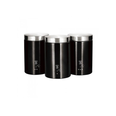 Комплект контейнерів Berlinger Haus Black Silver Collection (BH-6296)