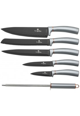Набір ножів із нержавіючої сталі 7 предметів Berlinger Haus Moonlight Edition (BH-2523)