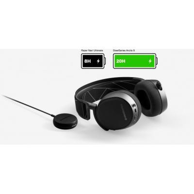 Навушники з мікрофоном SteelSeries Arctis 9 Wireless Black (61484)