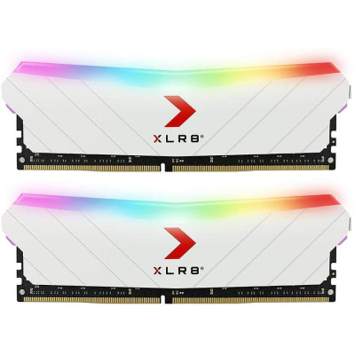 Пам'ять PNY 32 GB (2X16GB) 3200 MHZ XLR8 GAMING RGB White (MD32GK2D4320016XWRGB)