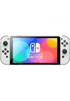 Портативна ігрова приставка Nintendo Switch OLED with White + RING FIT