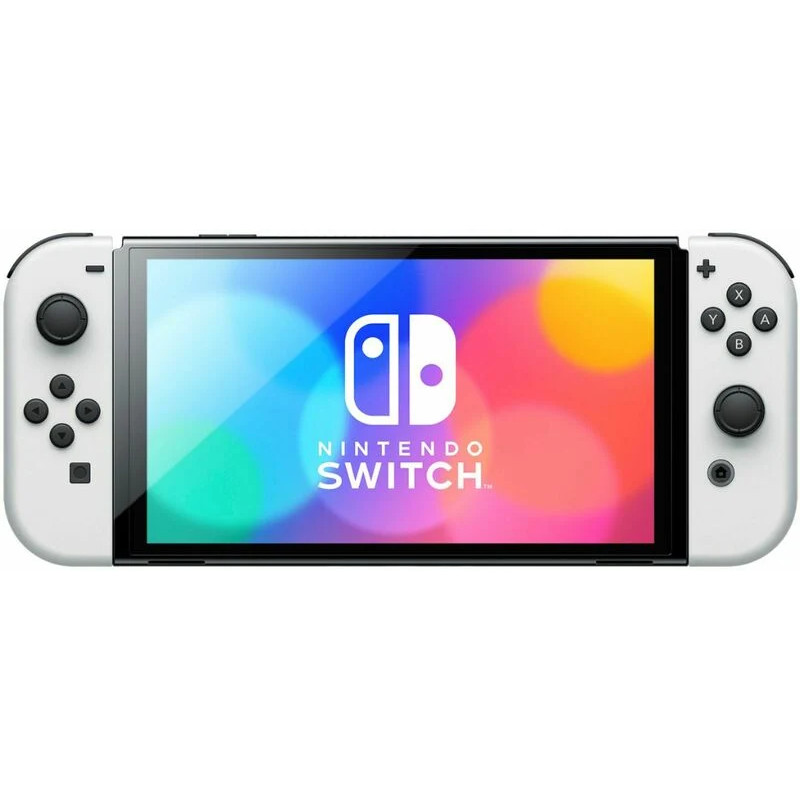 Портативна ігрова приставка Nintendo Switch OLED with White + RING FIT