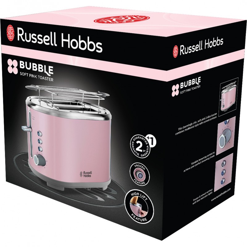 Тостер Russell Hobbs Bubble Soft Pink 25081-56