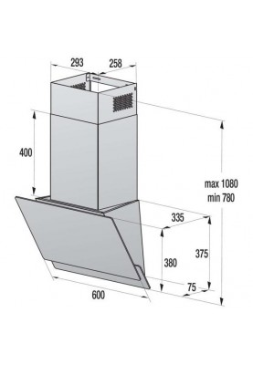 Вытяжка наклонная Gorenje WHI649EXBG