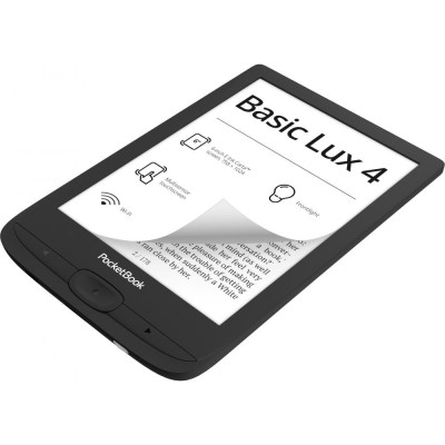 Електронна книга з підсвічуванням PocketBook 618 Basic Lux 4, Black (PB618-P-CIS)