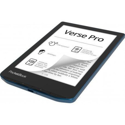 Електронна книга з підсвічуванням PocketBook 634 Verse Pro Azure (PB634-A-CIS)