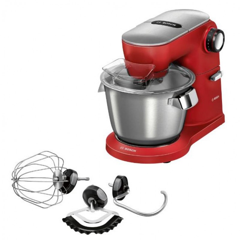 Кухонна машина Bosch OptiMUM Series 8 Red Silver MUM9A66R00