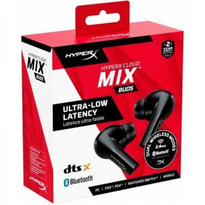 Навушники TWS HyperX Cloud Mix Buds Wireless Black (4P5D9AA)