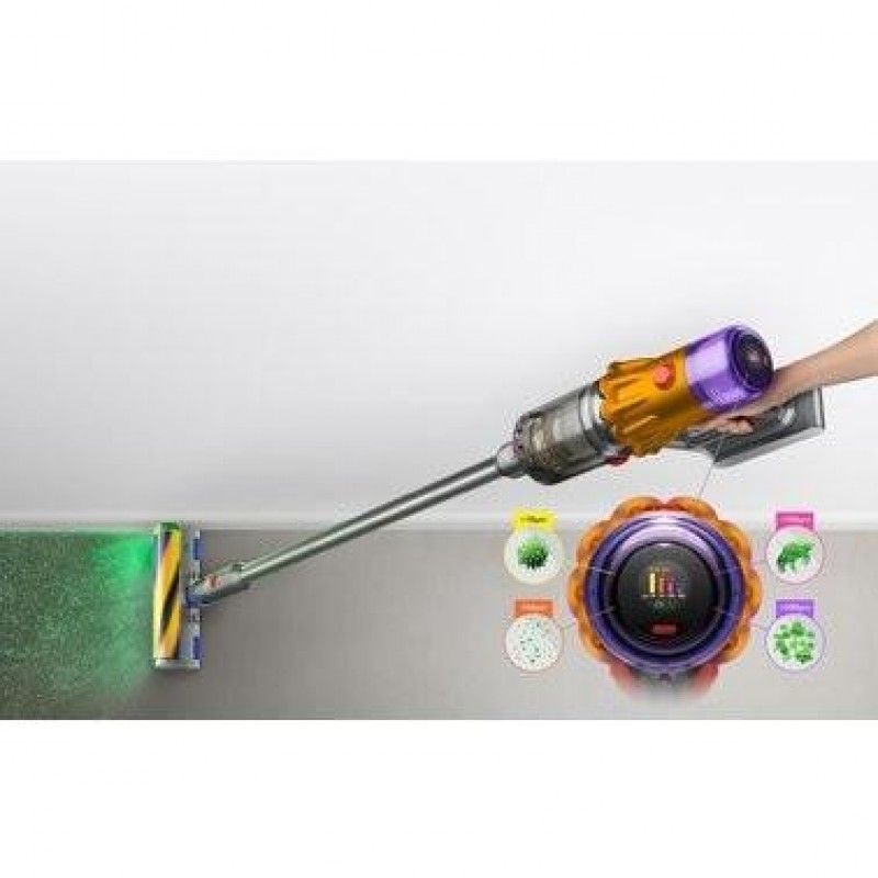 Пилосос 2в1 (вертикальний+ручний) Dyson V12 Detect Slim Absolute (448884-01)