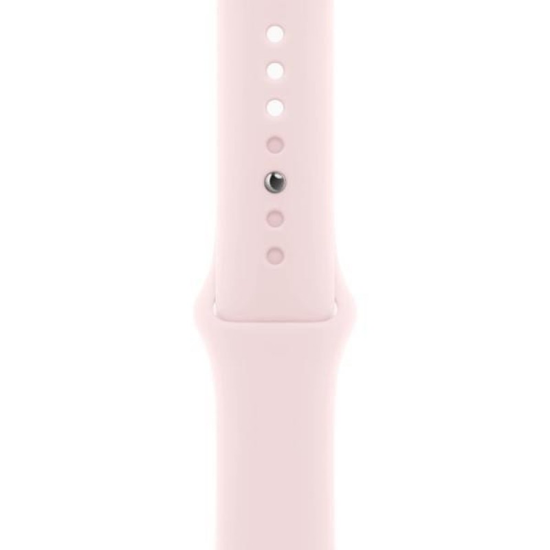 Смарт-годинник Apple Watch Series 9 GPS + Cellular 45mm Pink Aluminum Case w. Light Pink Sport Band-M/L (MRML3)
