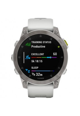 Смарт-годинник Garmin Epix (Gen 2) Sapphire-White Titanium (010-02582-20/21)