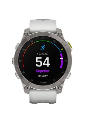 Смарт-годинник Garmin Epix (Gen 2) Sapphire-White Titanium (010-02582-20/21)