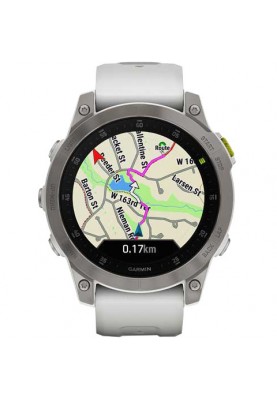 Смарт-годинник Garmin Epix (Gen 2) Sapphire-White Titanium (010-02582-20/21)