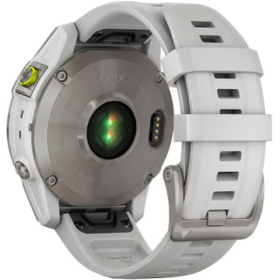 Смарт-годинник Garmin Epix (Gen 2) Sapphire-White Titanium (010-02582-20/21)