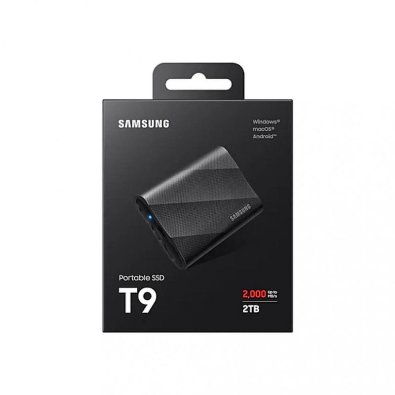 SSD накопичувач Samsung T9 2TB Black (MU-PG2T0B)
