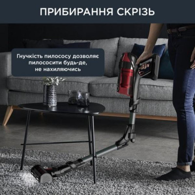 Вертикальний+ручний пилосос (2в1) Rowenta X-Force Flex 12.60 Animal Care Red RH98A9WO