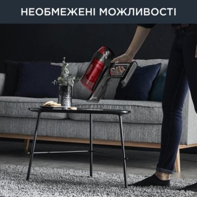 Вертикальний+ручний пилосос (2в1) Rowenta X-Force Flex 12.60 Animal Care Red RH98A9WO