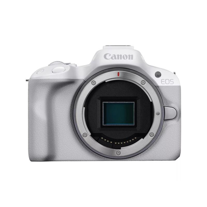 Бездзеркальний фотоапарат Canon EOS R50 kit RF-S 18-45mm IS STM White (5812C030)