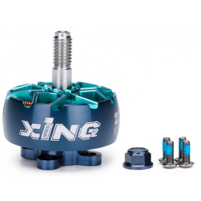 FPV двигун безколекторний iFlight XING2 2207 2755KV 4S blue
