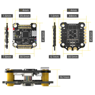 FPV модуль Контролер польоту SpeedyBee F405 V3 30x30 FC