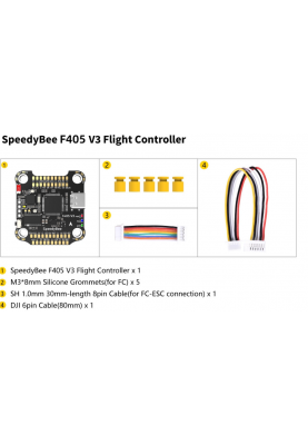 FPV модуль Контролер польоту SpeedyBee F405 V3 30x30 FC