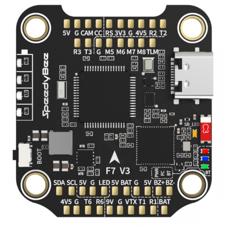 FPV модуль Політний стек SpeedyBee F7 V3 FC з BL32 50A ECS