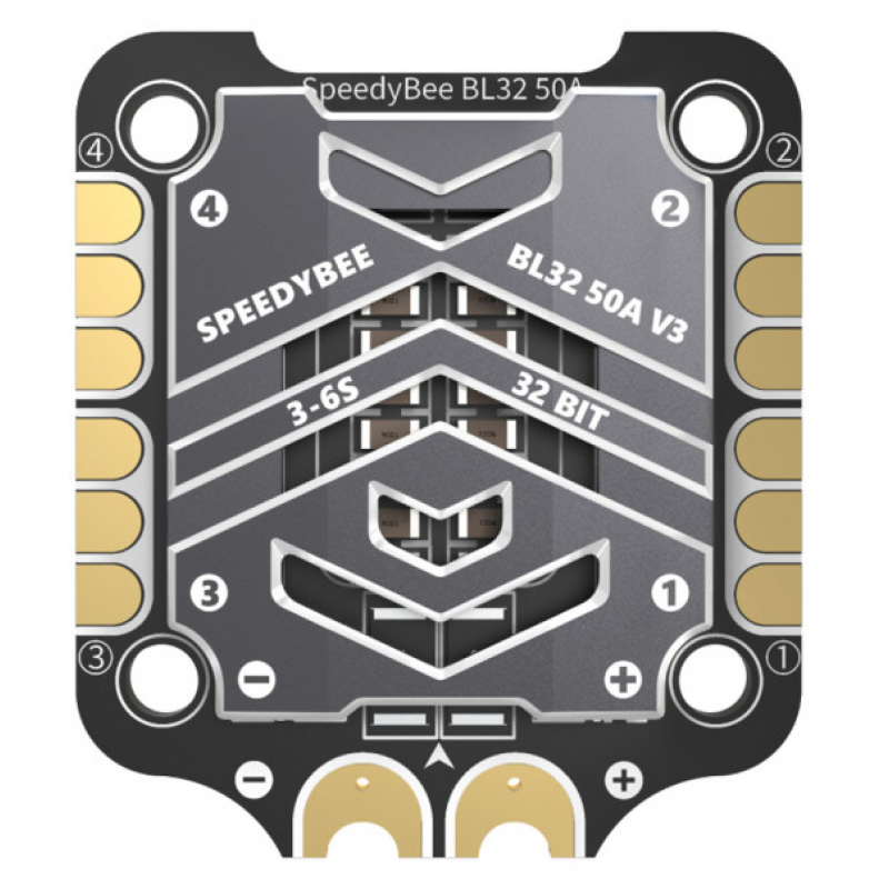 FPV модуль Політний стек SpeedyBee F7 V3 FC з BL32 50A ECS