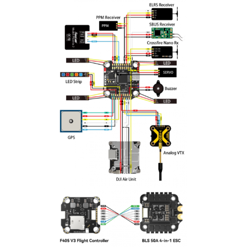 FPV модуль Регулятор швидкості SpeedyBee BLS 50A 30x30 4-in-1 ESC