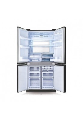 Холодильник із морозильною камерою Sharp SJ-GX820FBK