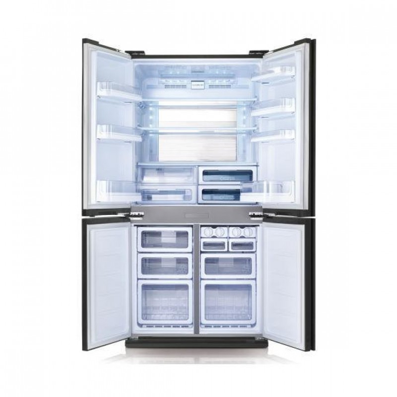 Холодильник із морозильною камерою Sharp SJ-GX820FBK