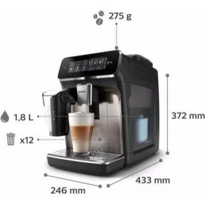 Кавомашина автоматична Philips Series 3300 EP3347/90