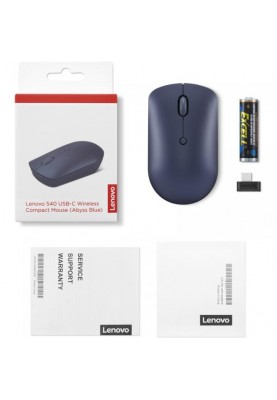 Миша Lenovo 540 USB-C Compact Wireless Abyss Blue (GY51D20871)