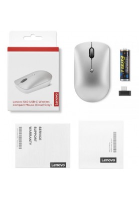 Миша Lenovo 540 USB-C Compact Wireless Cloud Gray (GY51D20869)
