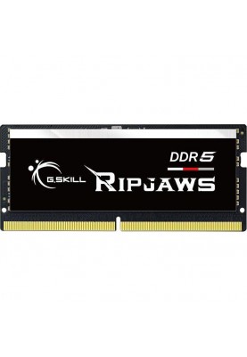 Пам'ять для настільних комп'ютерів G.Skill 16 GB SO-DIMM DDR5 4800 MHz Ripjaws (F5-4800S3838A16GX1-RS)