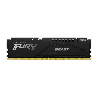 Пам'ять для настільних комп'ютерів Kingston FURY 16 GB DDR5 5200 MHz Beast Black (KF552C40BB-16)