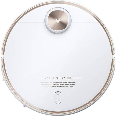 Робот-пилосос з вологим прибиранням Viomi Alpha 3 White