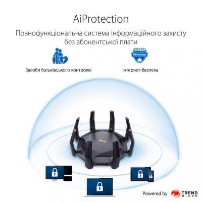 Бездротовий маршрутизатор (роутер) ASUS RT-AX89X Бездротовий маршрутизатор (роутер) ASUS RT-AX89X