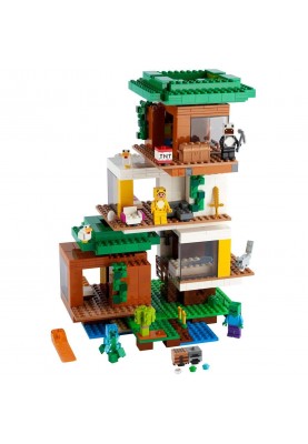 Блочный конструктор LEGO Minecraft Современный домик на дереве (21174)