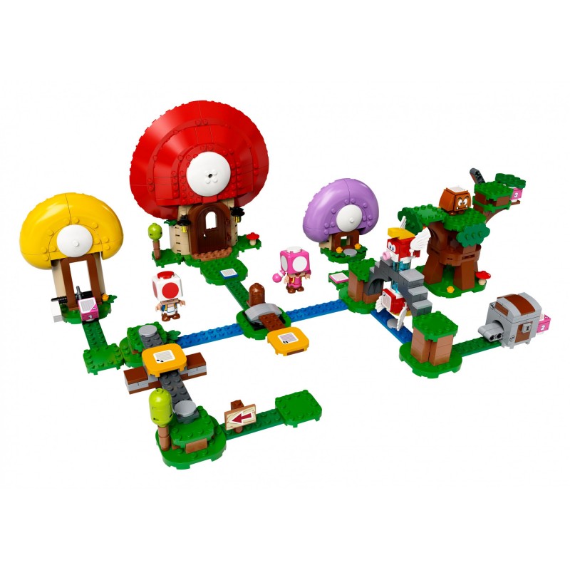 Блоковий конструктор LEGO Super Mario Погоня за скарбами Тоада (71368)