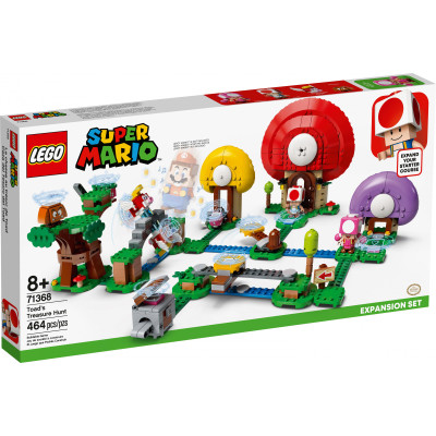 Блоковий конструктор LEGO Super Mario Погоня за скарбами Тоада (71368)