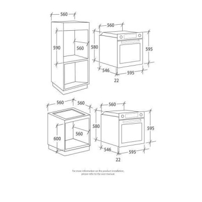Духовка електрична Candy FCT825XL